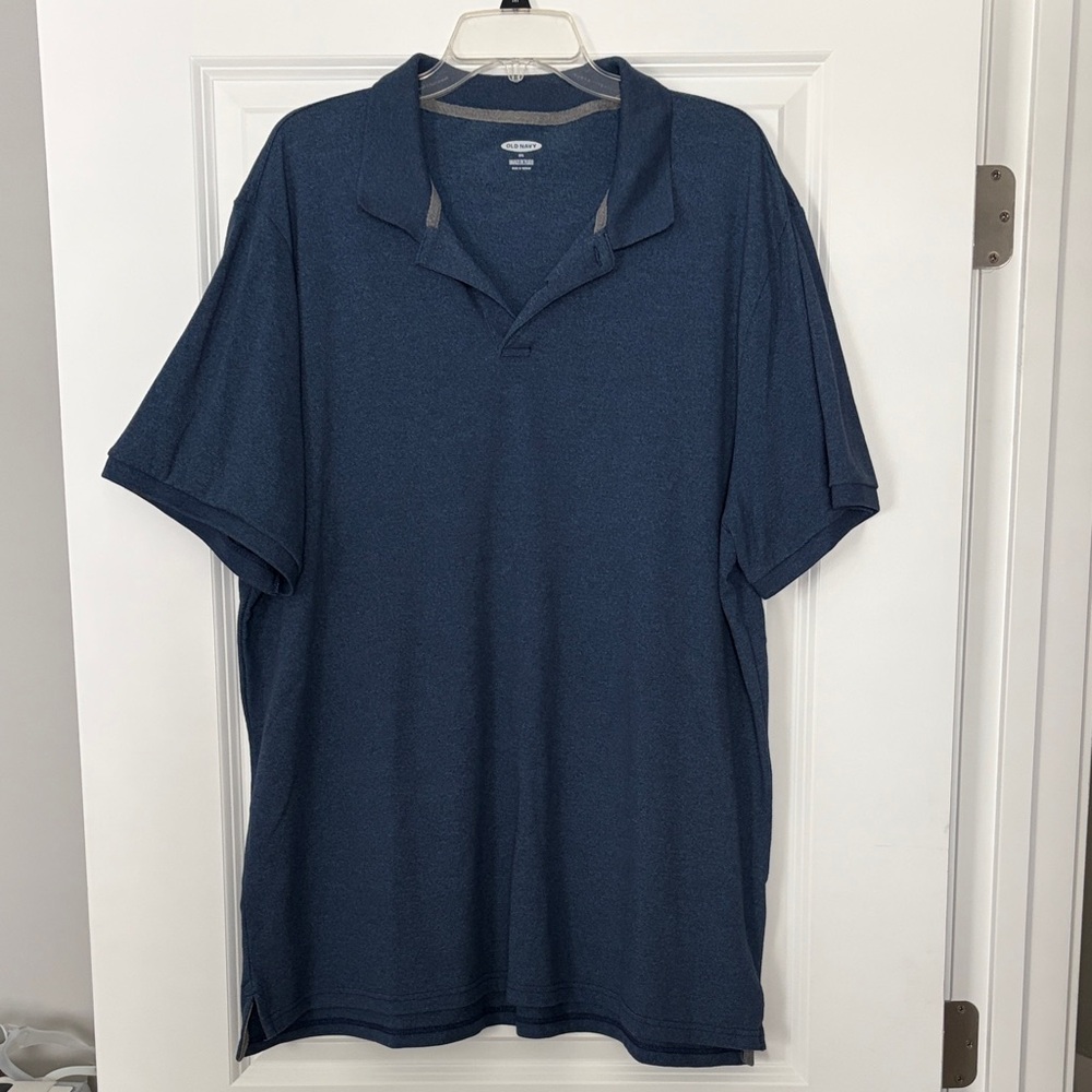 Old Navy Men's Deep Blue Polo Shirt